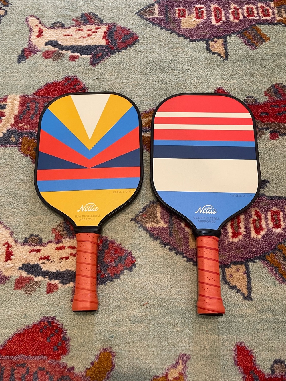 Nettie Bainbridge Classic Pickleball Paddle Carbon Fiber Pair of 2